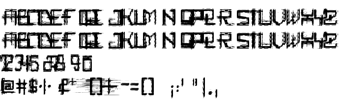 Преглед на шрифта Rabid_Science