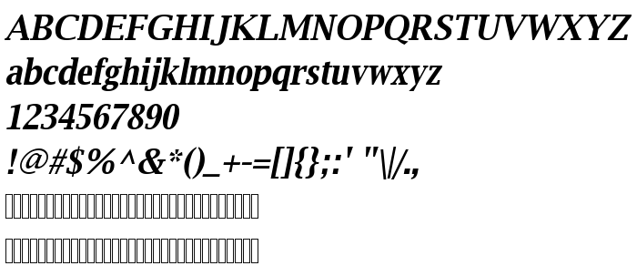 Преглед на шрифта Luxi Serif Bold Oblique