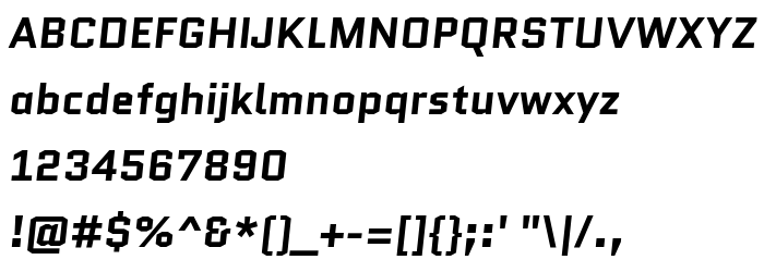 Преглед на шрифта Quantico Bold Italic