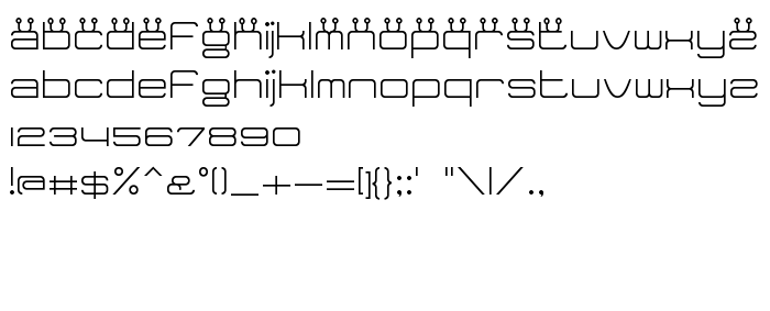 Преглед на шрифта Tidy Curve TV