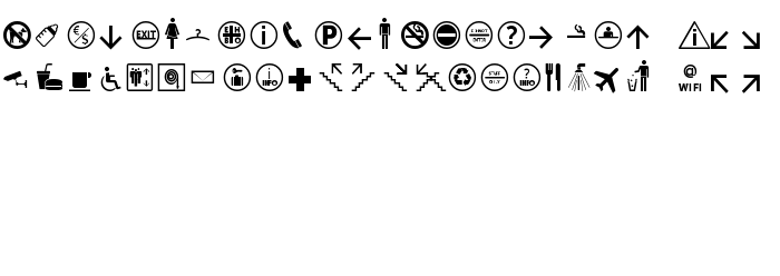 Преглед на шрифта Symbol Signs Basis set