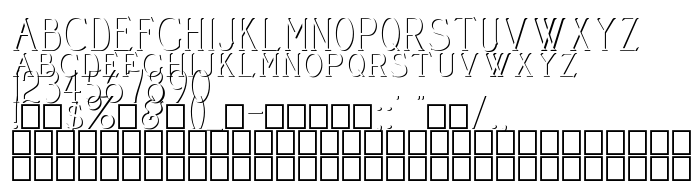 Преглед на шрифта Cleaver's_Juvenia_Embossed