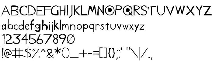 Преглед на шрифта Caduceus