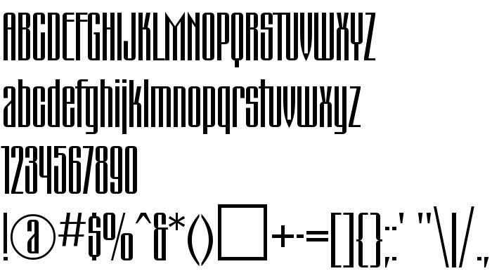 Преглед на шрифта MontblancCTT