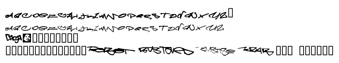 Преглед на шрифта Meglaphoid