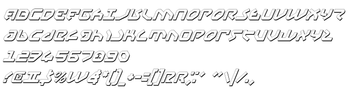 Преглед на шрифта Yahren Shadow Italic