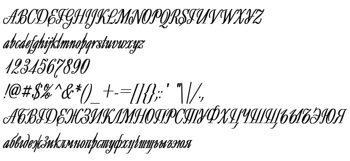 Преглед на шрифта Decor Condensed Bold Italic