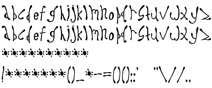 Преглед на шрифта Dysprosium
