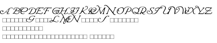 Преглед на шрифта Wrenn Initials