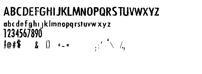 Преглед на шрифта Zfonts