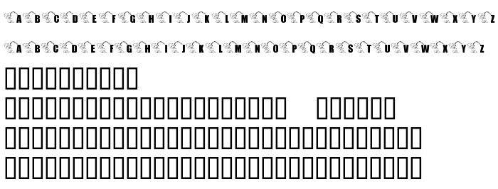 Преглед на шрифта KR Font Fishin 2