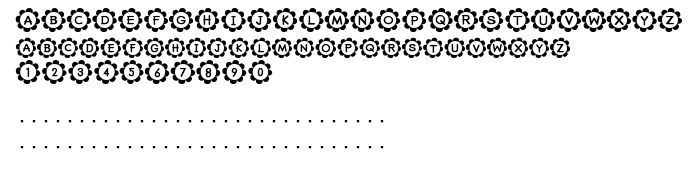 Преглед на шрифта PU-RI-N (sRB)