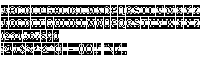 Преглед на шрифта a_AlgeriusNrDcCm