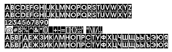 Преглед на шрифта a_AvanteTitulCm Bold