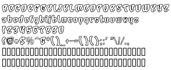 Преглед на шрифта Character Open