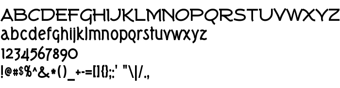 Преглед на шрифта Tork Bold