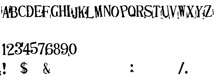 Преглед на шрифта Depressionist v2.0