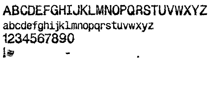 Преглед на шрифта Besign