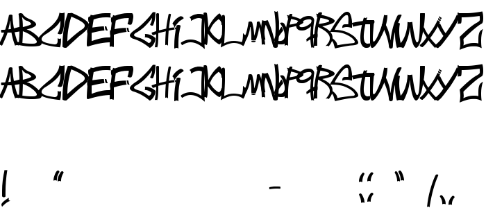 Преглед на шрифта Intens writings